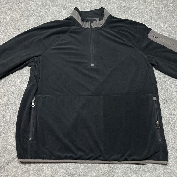 Duluth Trading 1/4 Zip Pullover Mens XL Black Outdoor Jacket Hiking Layer - Picture 3 of 9